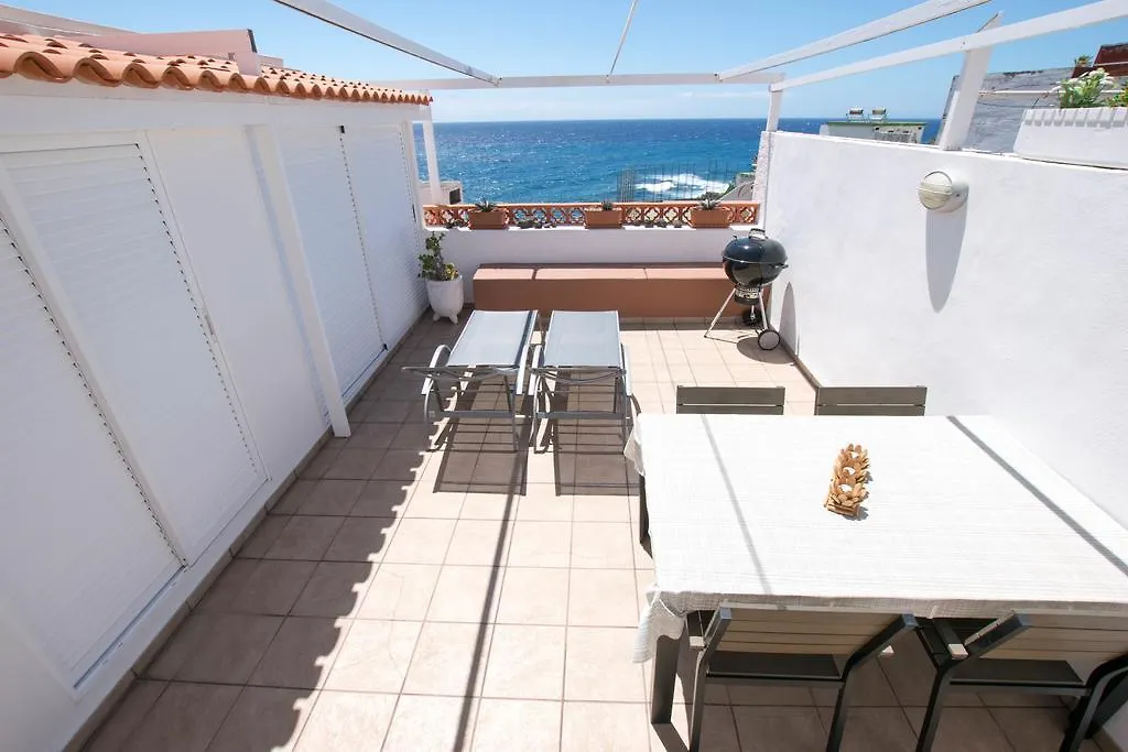Ocean Front Property With Pool Bbq & 300Mb Wifi Candelaria Apartment