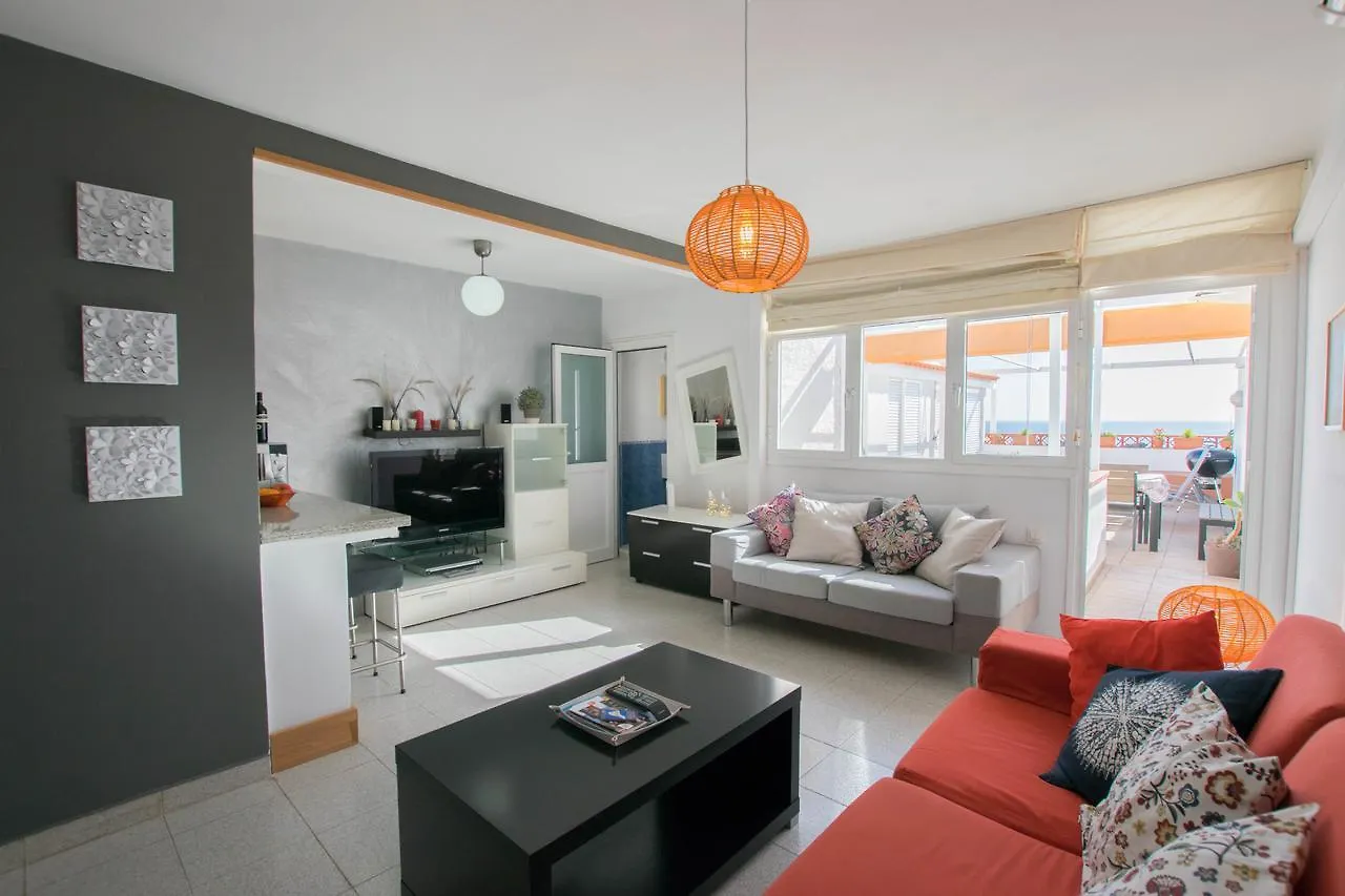 Apartment Ocean Front Property With Pool Bbq & 300Mb Wifi Candelaria